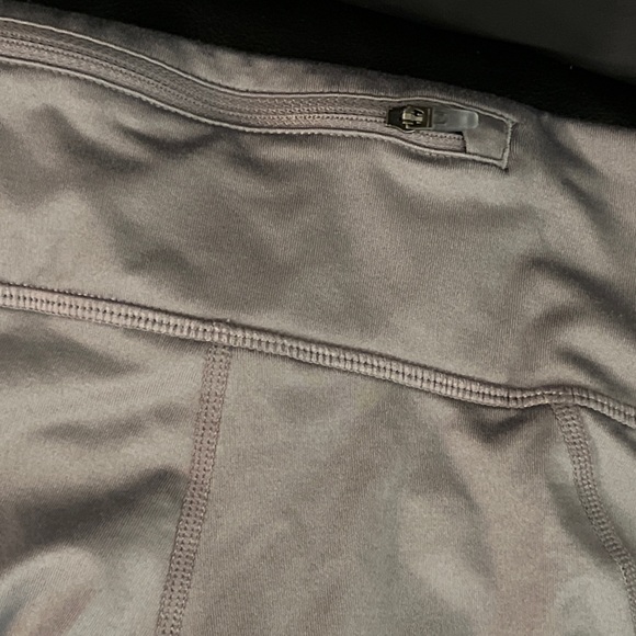 NIKE Leggings Epic Crop Tight Dri-Fit Athletic Pants Running Gray Mesh Capri S - Picture 5 of 7